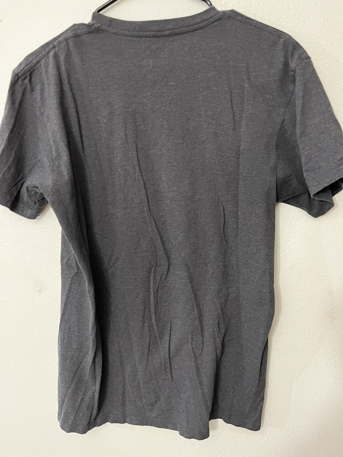 Mens Adidas "The Go-To Tee" Gray Logo Short Sleeve Shirt Medium USA Flag gallery