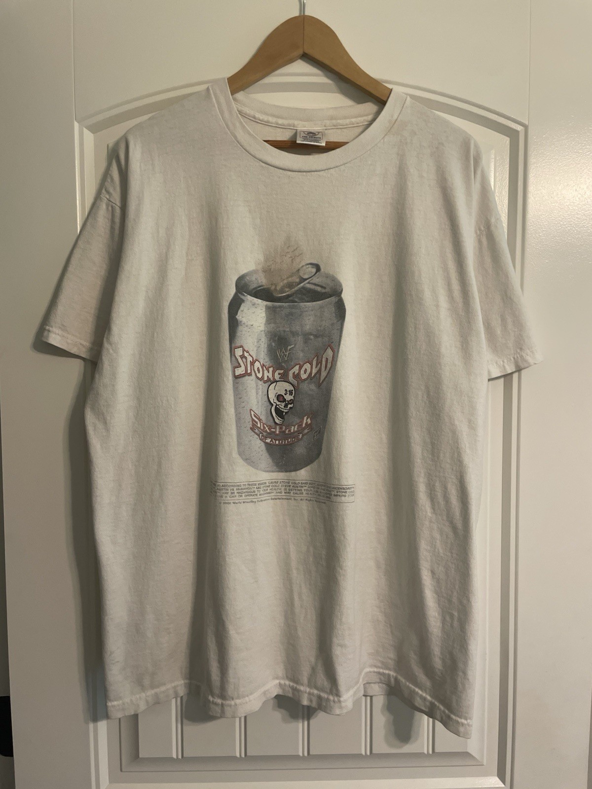 Vintage Stone Cold Six Pack T Shirt Size Xl 2000