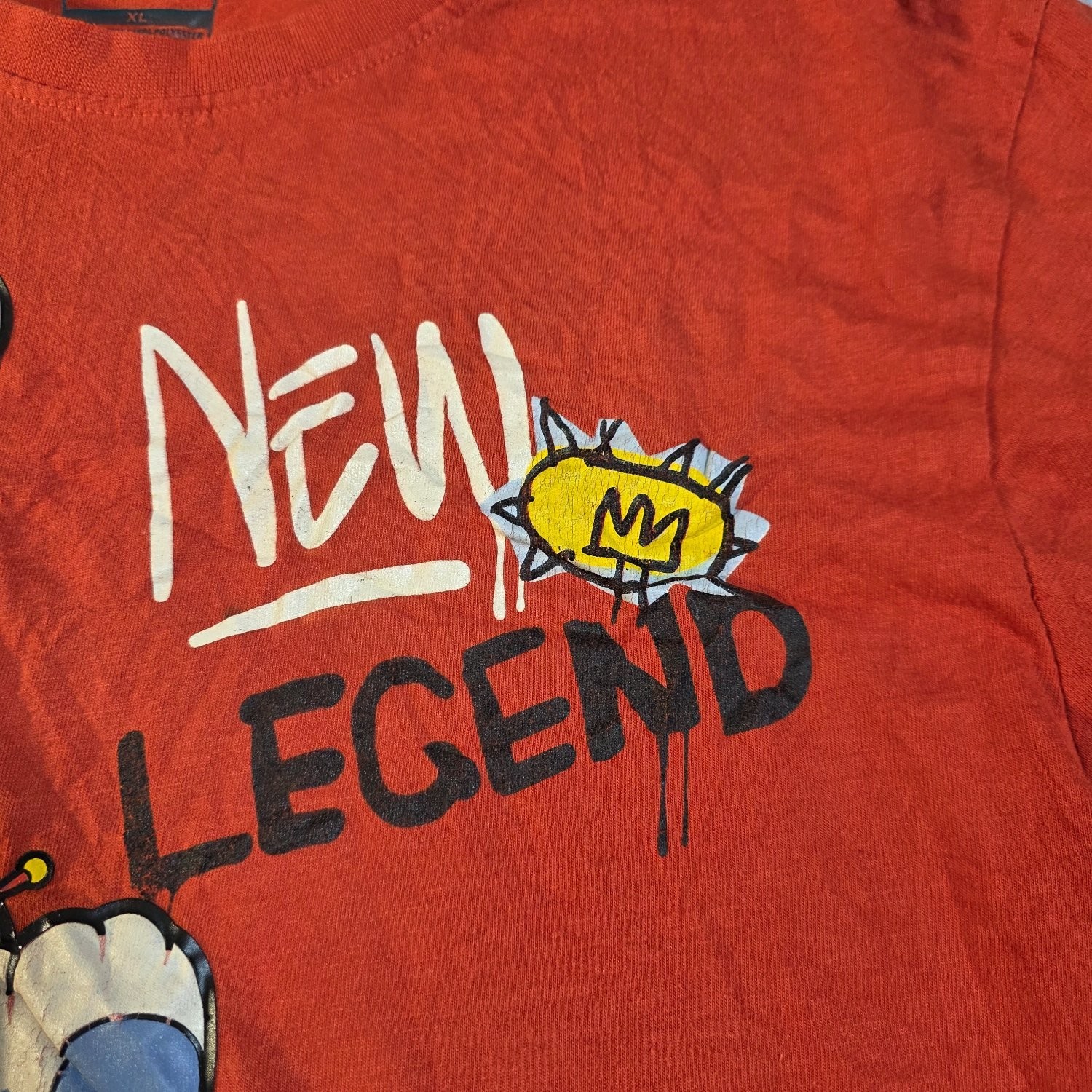 Southpole Original Series New Legend Voodoo Teddy Bear T-Shirt Red White XL gallery