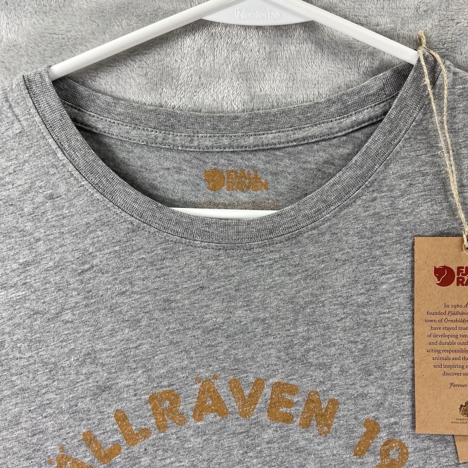 Fjallraven T-Shirt men's Small Forest Mirror Graphic Tee Short Sleeve Nature NWT gallery