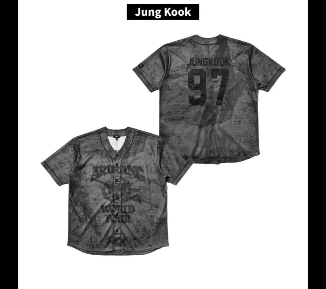 Jungkook Arirang Baseball Men and Women S-5XL Jersey TT1190