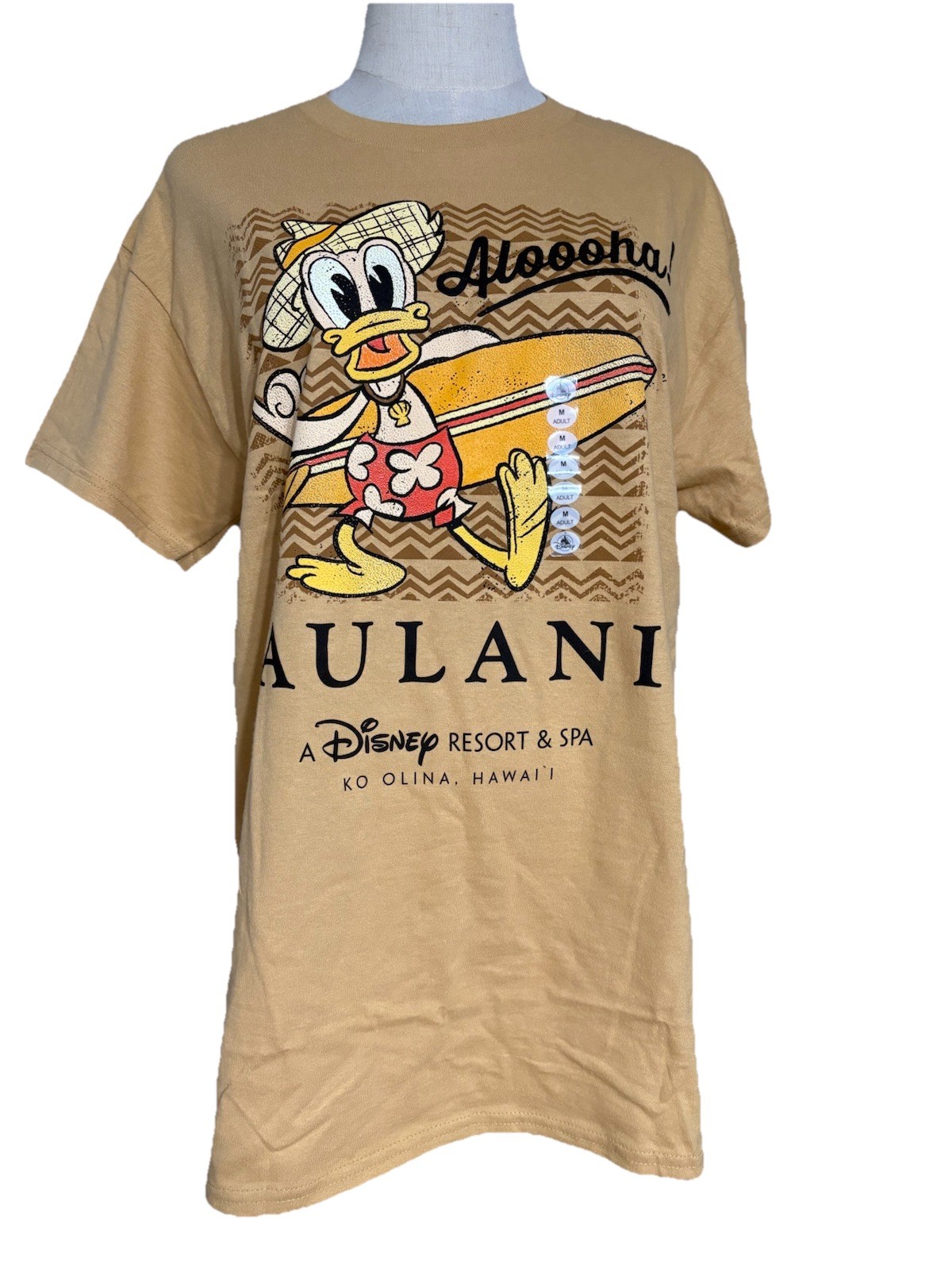 Hawaii Aulani Disney Resort Spa Aloha Donald Duck Medium T-shirt Short Sleeve gallery