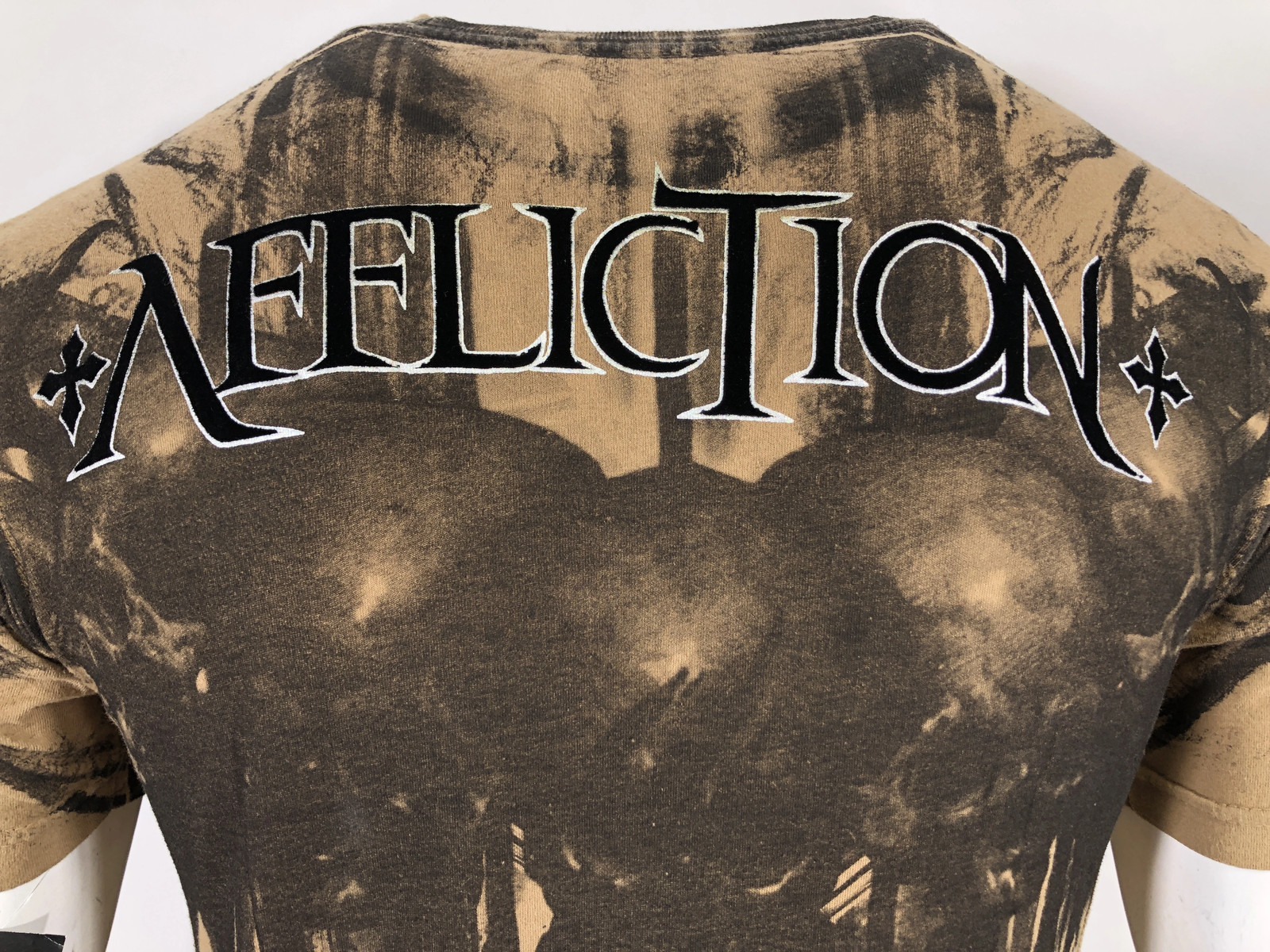 AFFLICTION Men's T-Shirt DARK NIGHT Biker Skulls Tattoo MMA S-5XL gallery