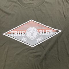 True Religion Men’s Buddha Face Logo Tee Shirt – Size Small