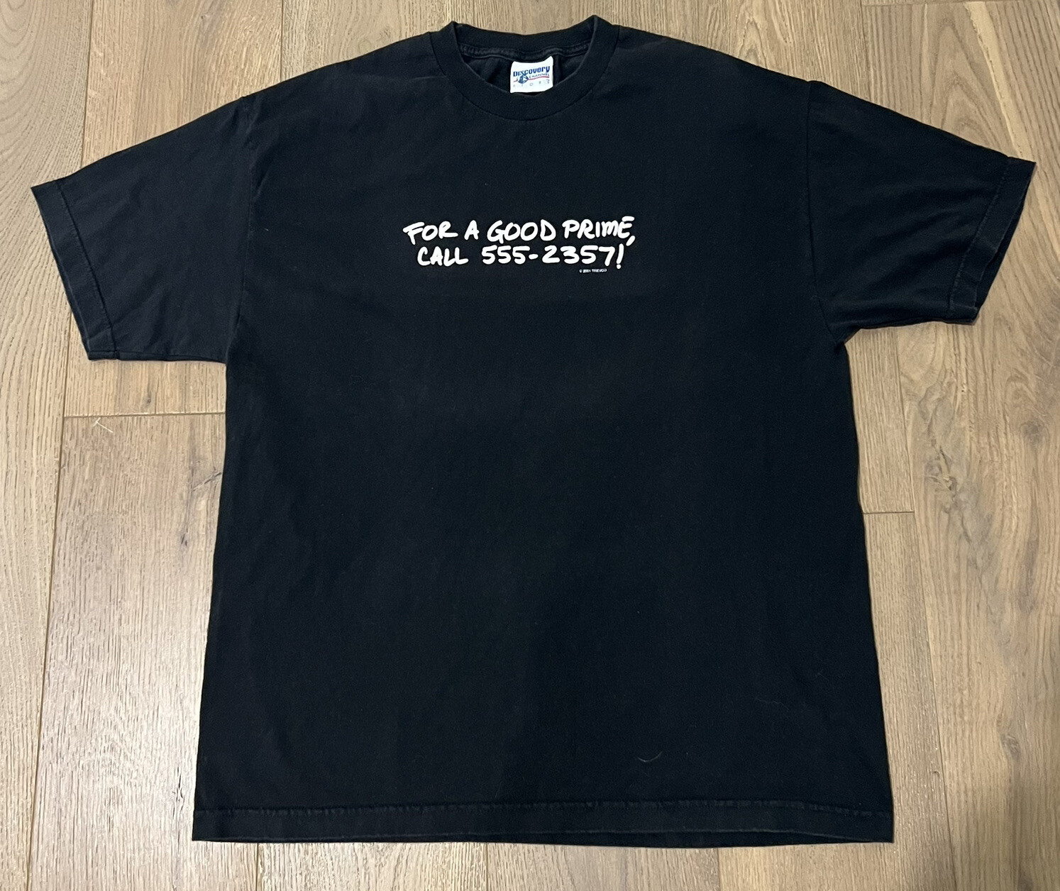 Vtg Prime Numbers Discovery Store Shirt Y2K 2001 Sz XL ? 22x30 Mathematics Math gallery
