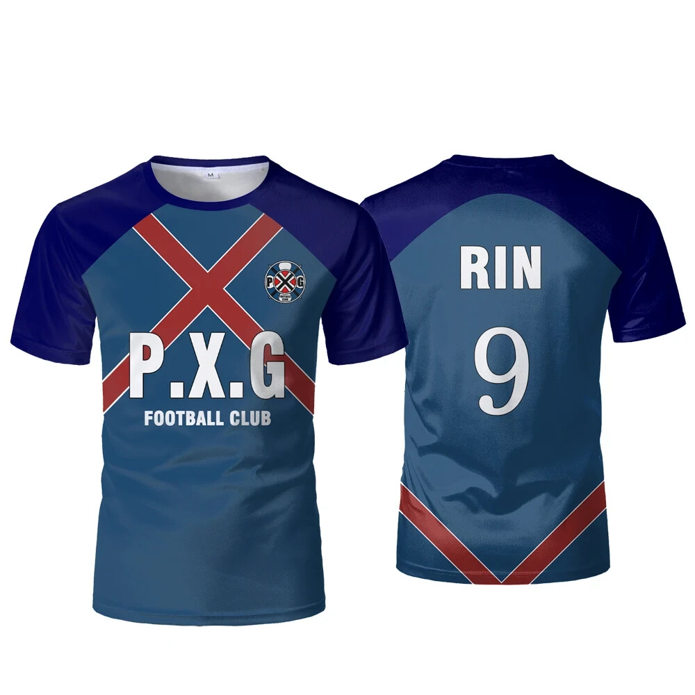 Blue Lock Anime Trikot l P.X.G Team Rin Shidou Trikot – Fußball & Cosplay PXG