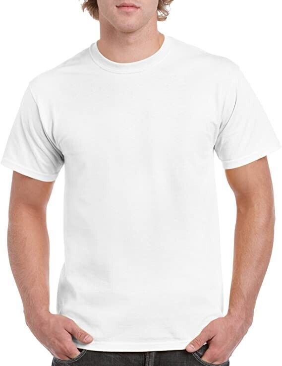 Gildan Mens Plain T Shirts Solid Cotton Short Sleeve Blank Tee Top Shirts S-3XL gallery