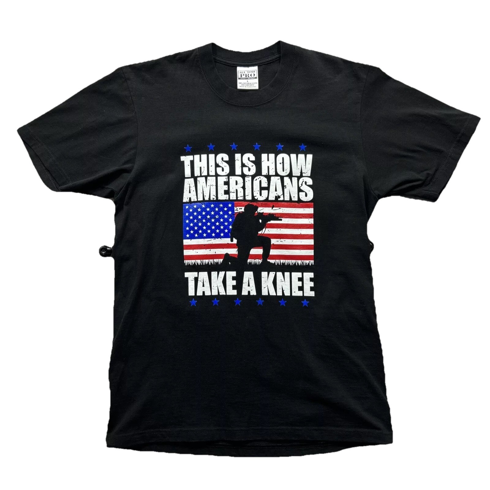 Vintage This Is How Americans Take A Knee All Time Pro T-Shirt Men’s Size L