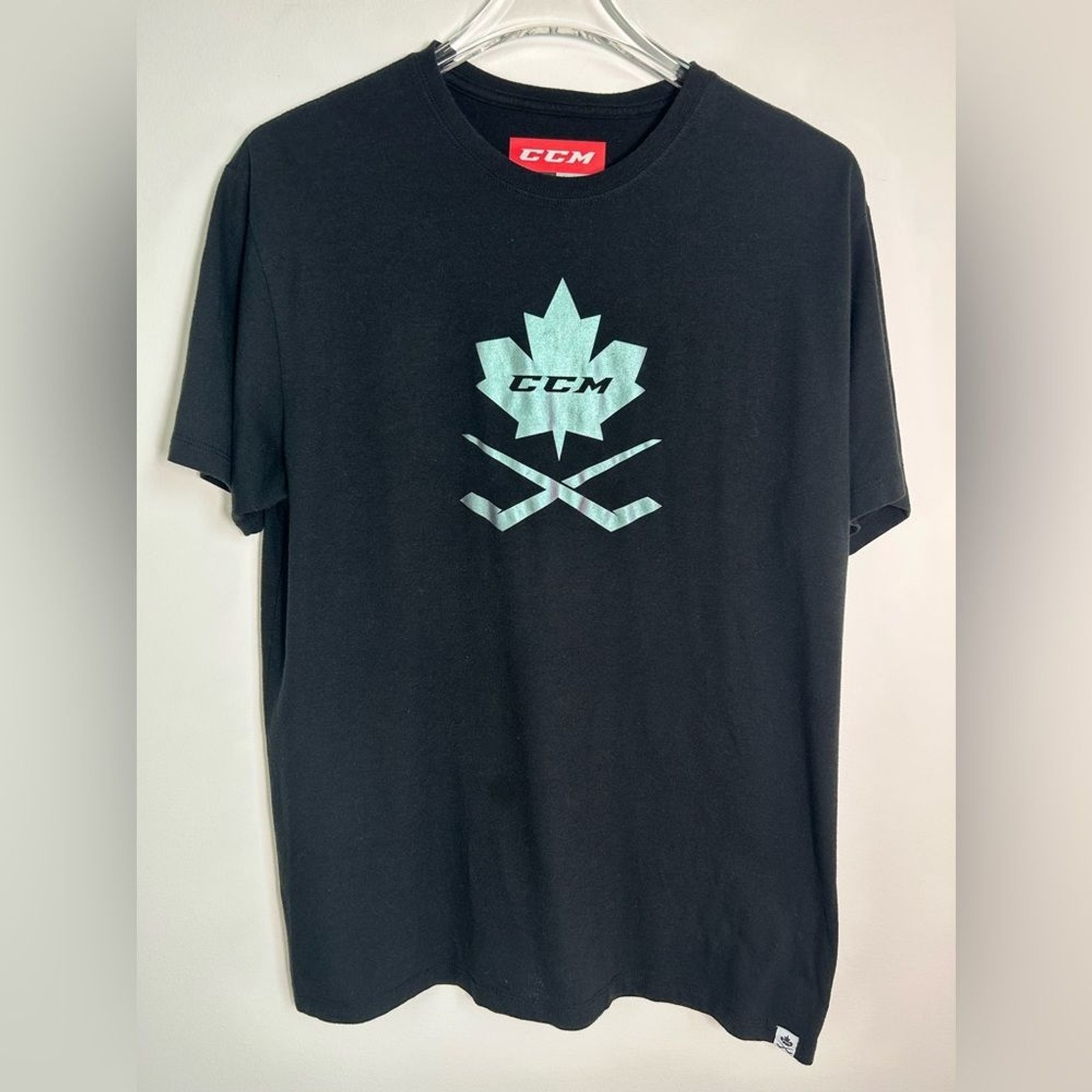 CCM BLACKOUT IRIDESCENT LEAF T-SHIRT SENIOR gallery