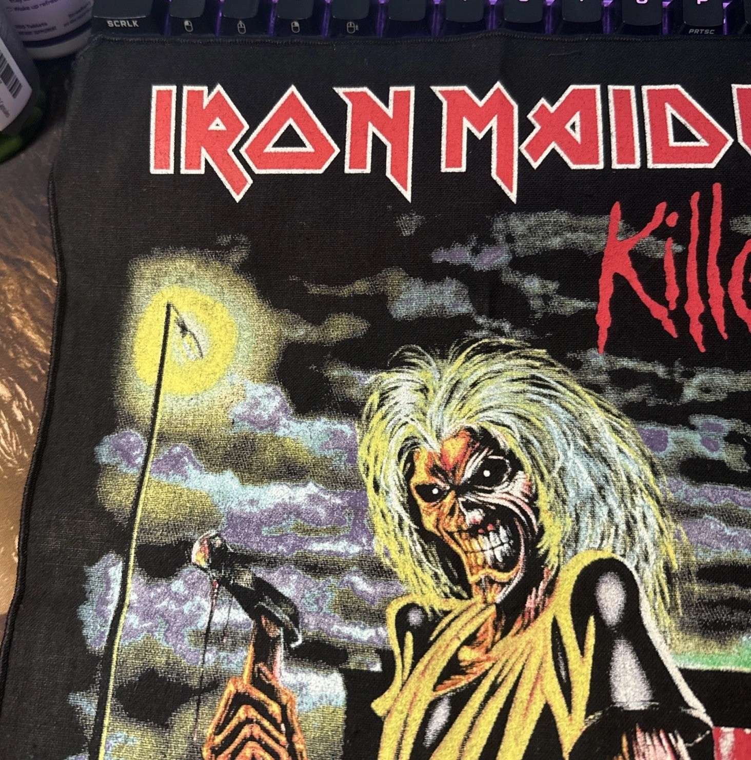 Large IRON MAIDEN Licensed KILLERS Eddie Woven Sew On Battle Jacket BACK Patch gallery
