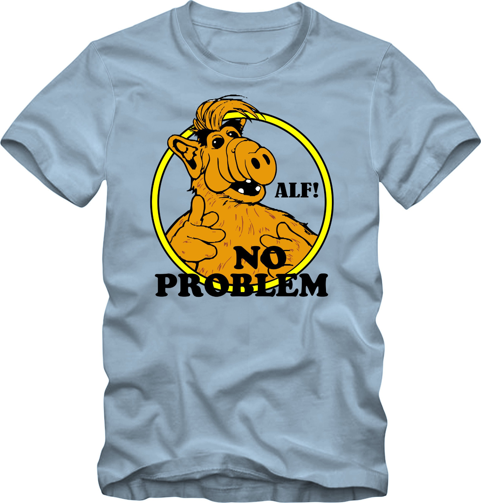 ALF - NO PROBLEM T-Shirt funny 80s TV show - many color options ALIEN LIFE FORM gallery