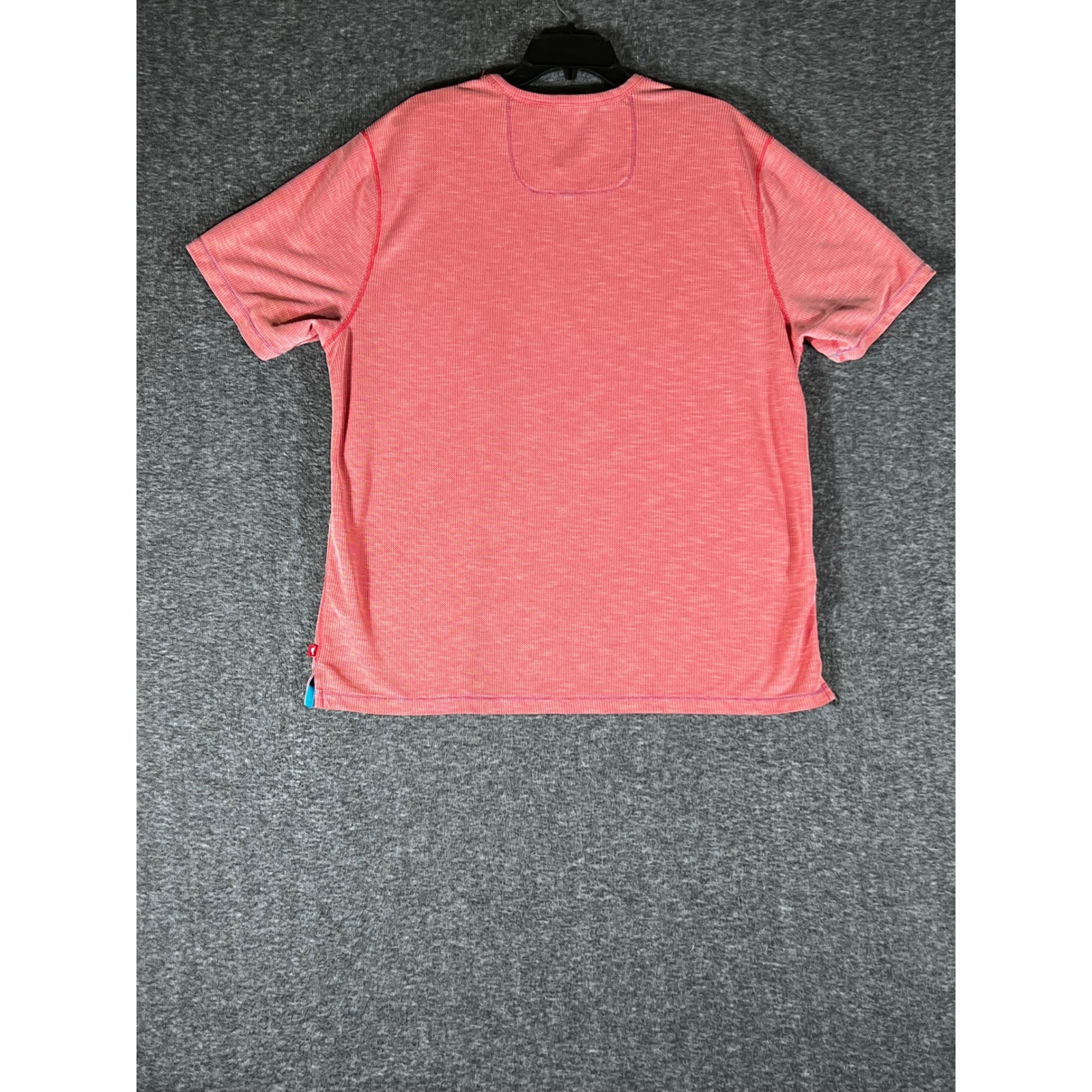 Tommy Bahama IslandZone Mens XL Red V-Neck T-Shirt Tencel Coolmax Short Sleeve gallery