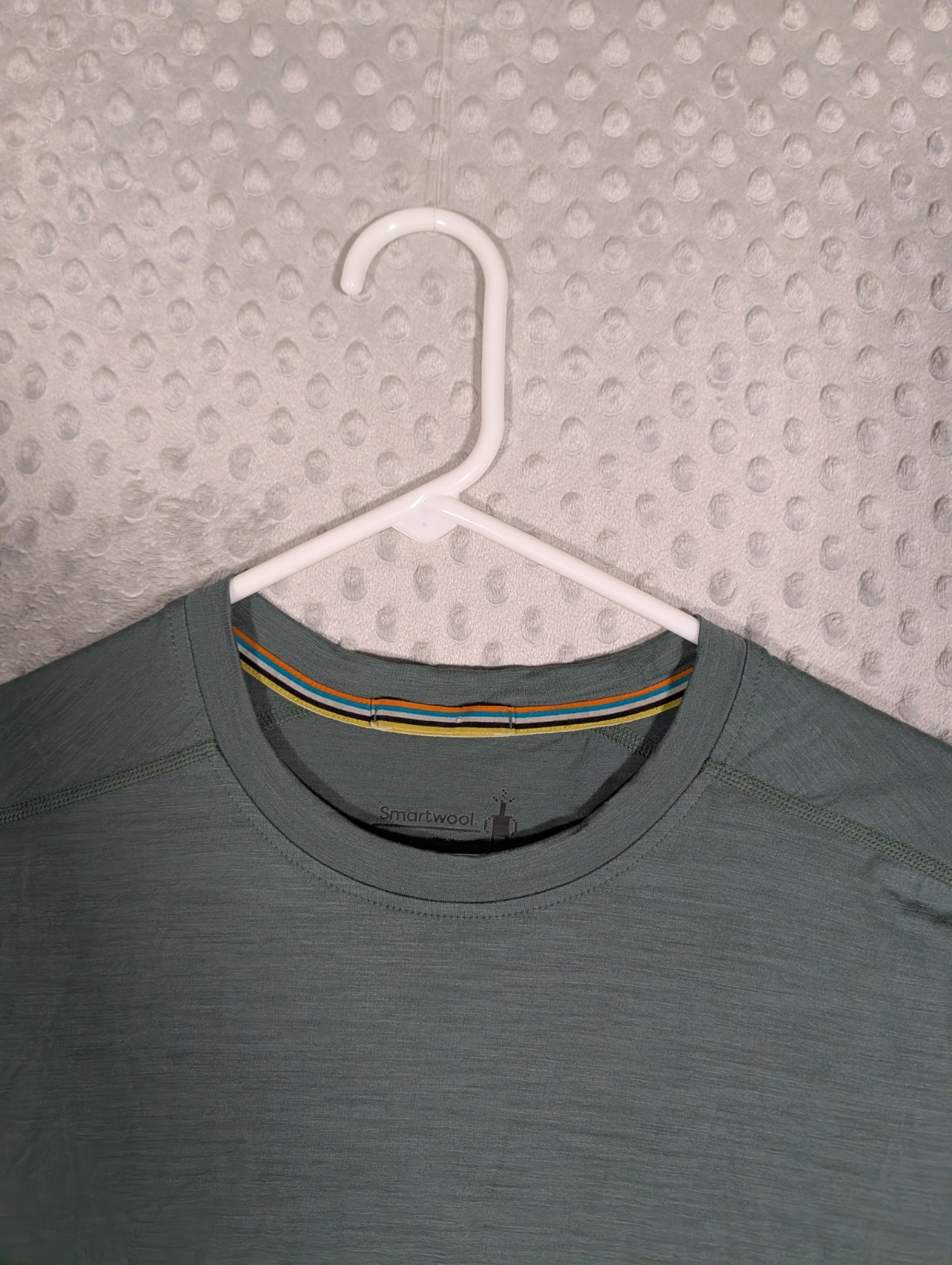 Smartwool Merino Wool T Shirt Men's Medium Green Baselayer Short Sleeve Crew gallery