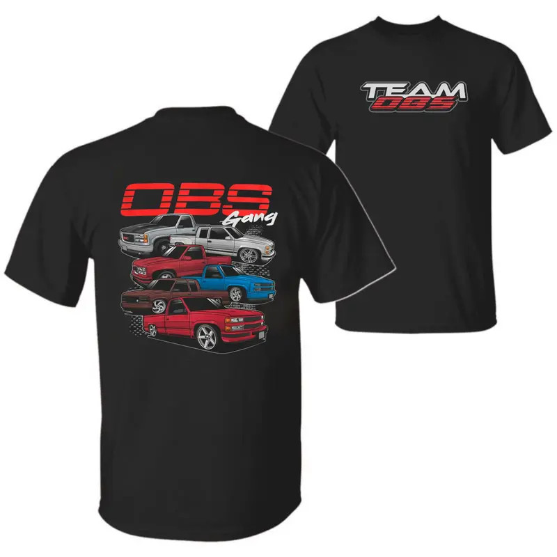 OBS Gang Chevrolet Shirt, 2 Sided Chevy OBS Graphic Tee, Classic Truck, Streetwe gallery