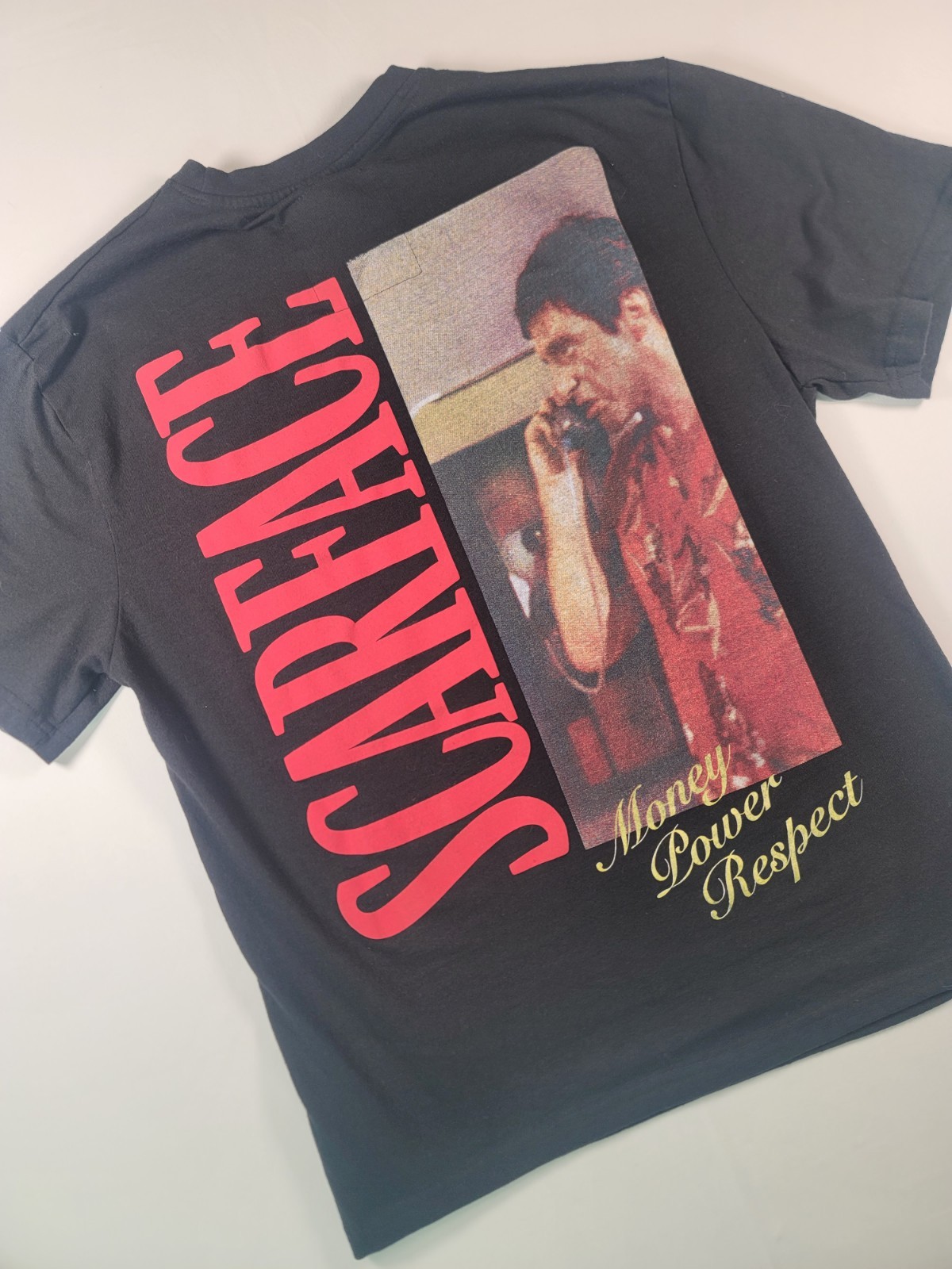 Scarface Money Power Respect Graphic Tee Black Men’s Large READ gallery