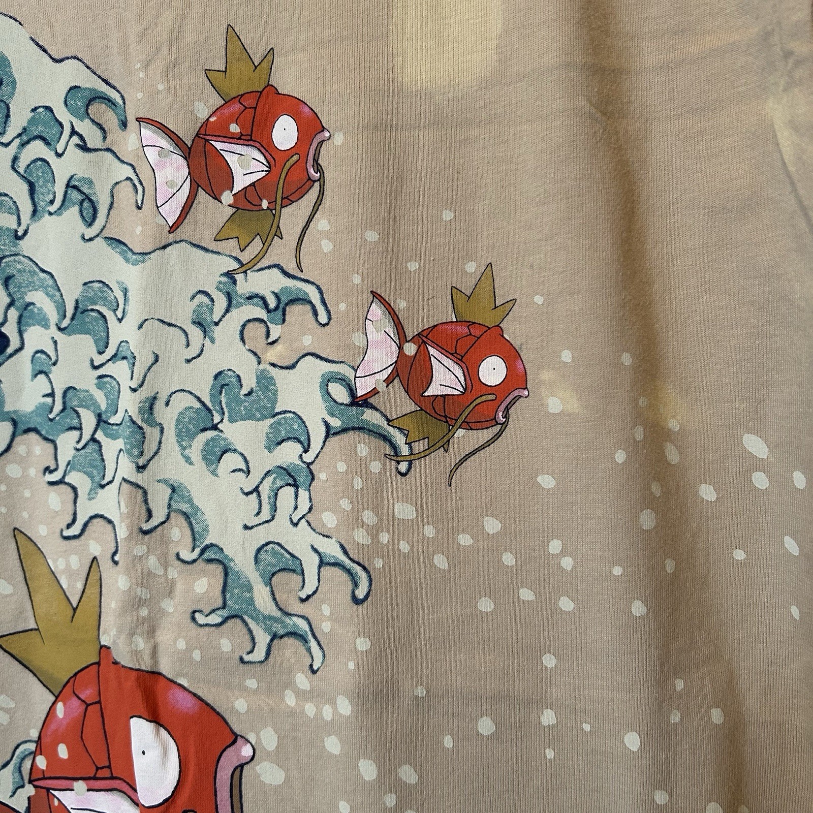 Pokemon Uniqlo Magikarp Snorlax Great Wave Off Kanagawa Hokusai UTGP Anime BG20 gallery