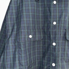 WTAPS Broadcloth Black Watch Check Shirt In Green Men’s (3) Large