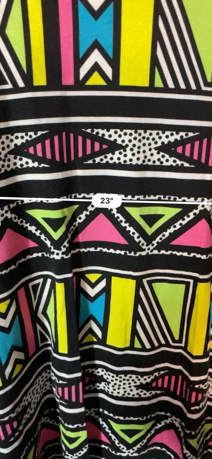 H&M Divided Funky Geometric 90s Pattern Short Sleeve Xl Aztec Hip Hop gallery