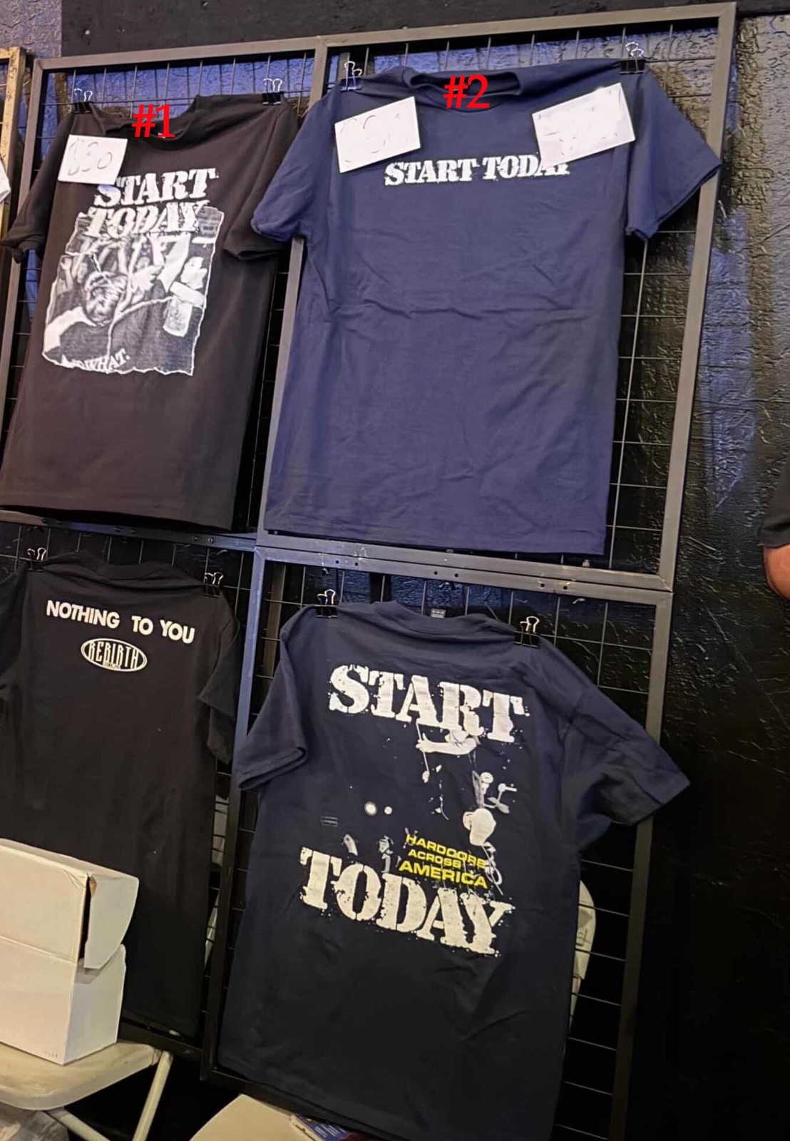 Start Today Band T-Shirt Black Know What Graphic, reprint