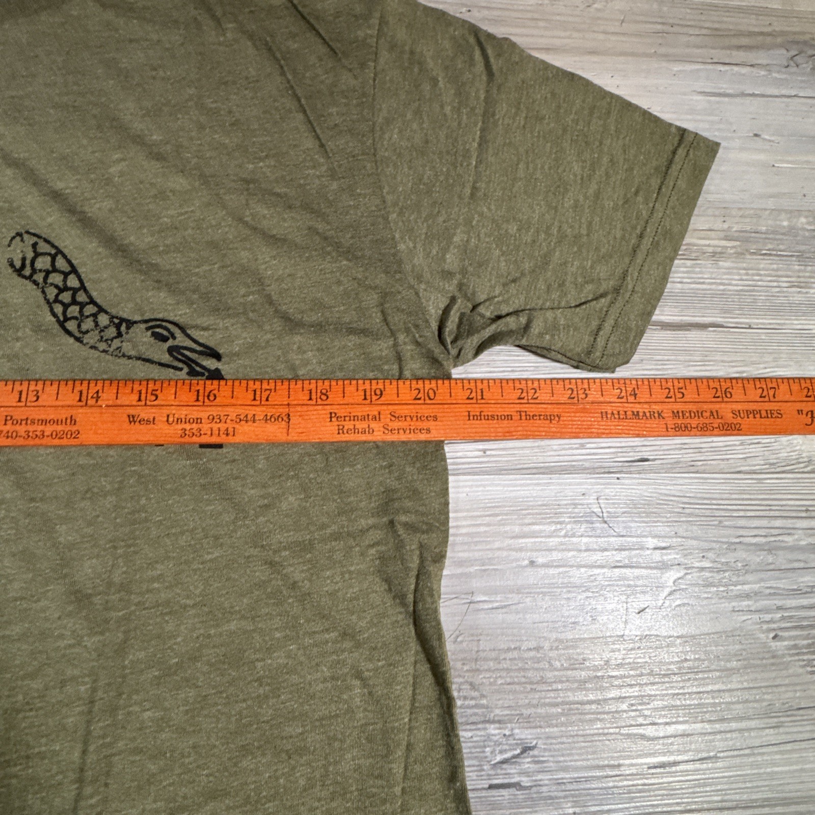 Black Rifle Coffee Company Coffee or Die T-Shirt Snake Military Green Size XL gallery