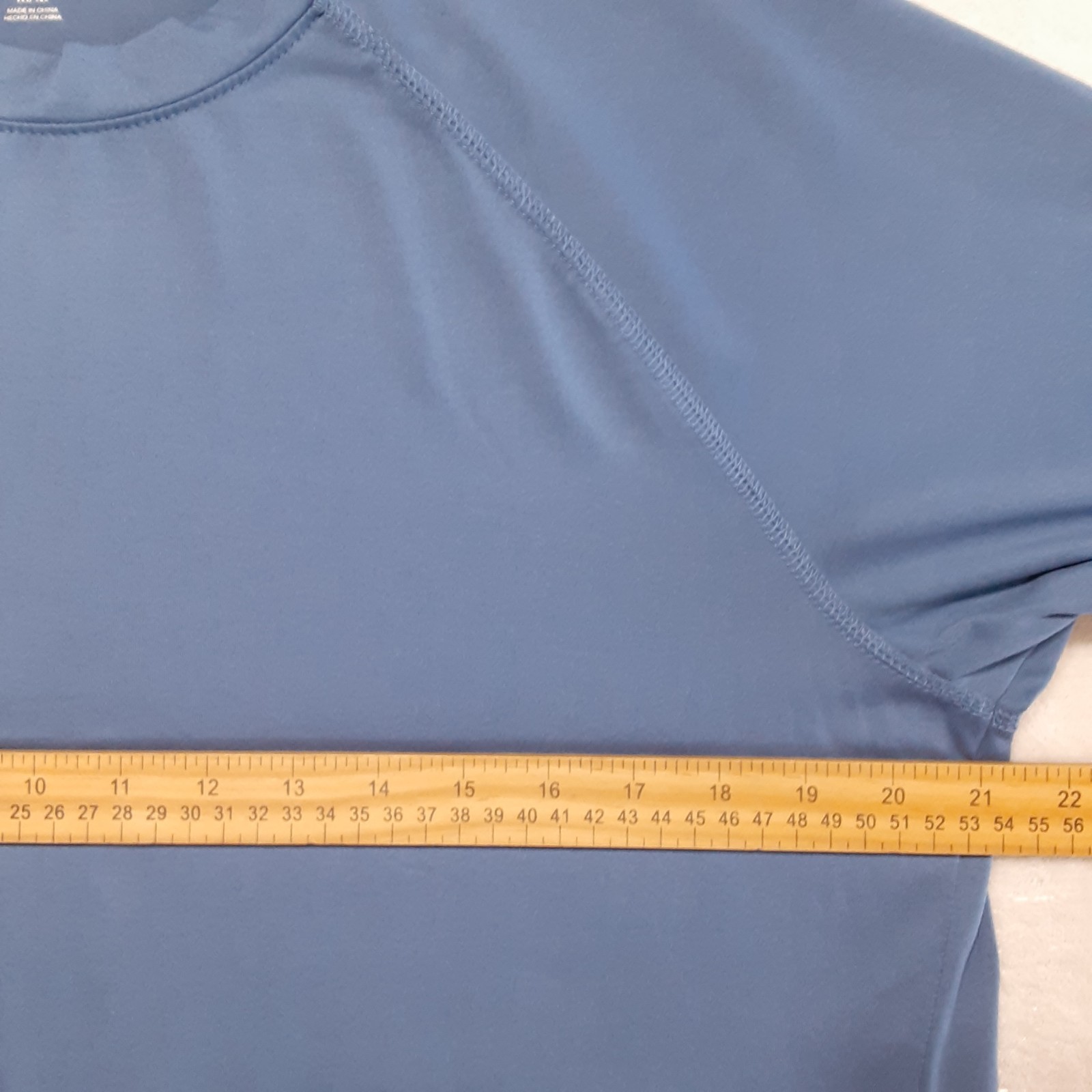 Glacier Mens Performance T-Shirt M Blue Crew SS Athletic Polyester Spandex gallery