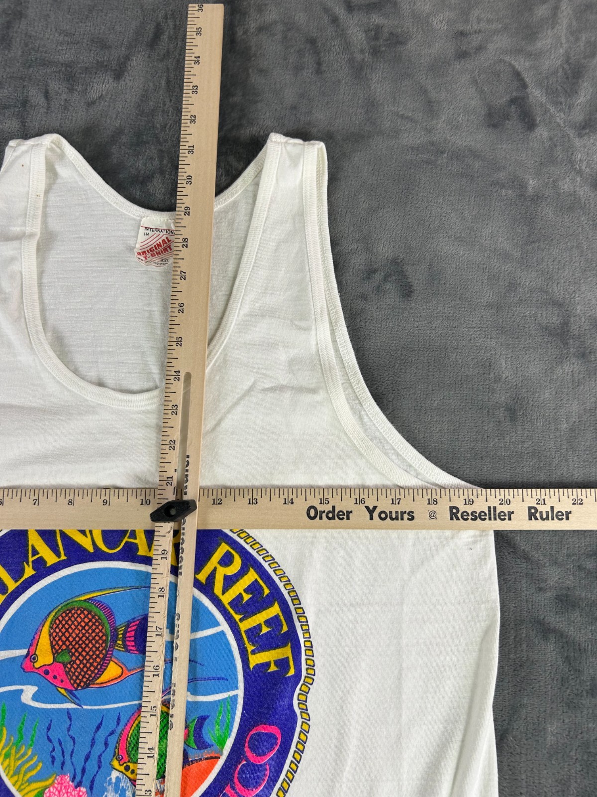 Vintage Palancar Reef Cozumel Mexico Tank Top XXL Original T-Shirt gallery