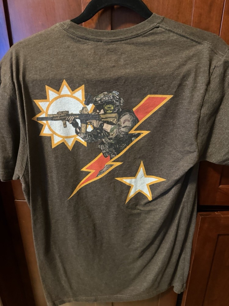 AMERICAN TRIGGER PULLERS AIRBORNE RANGERS BROWN MENS LARGE