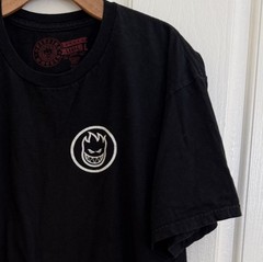 Spitfire Wheels Shirt Classic The End Swirl Paisley Mens Black T Shirt Sz L