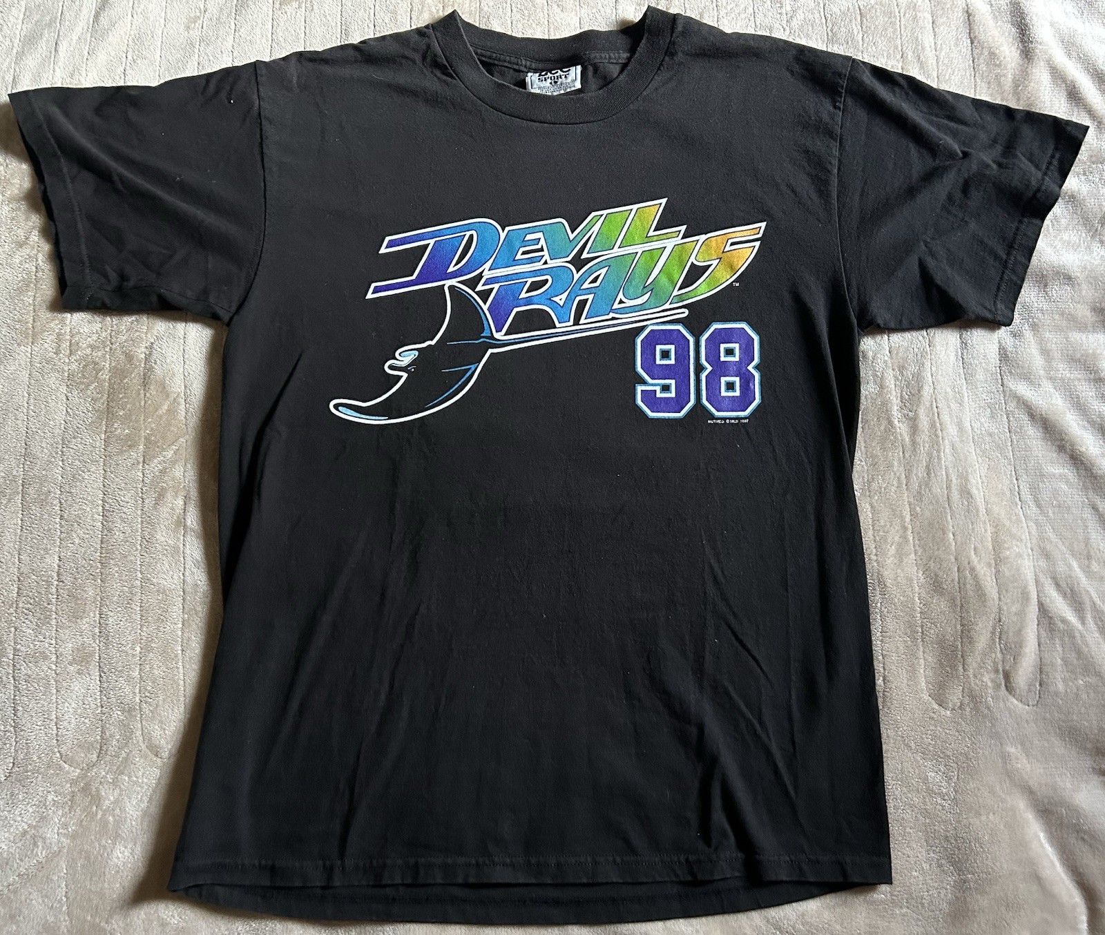 VTG 1998 Tampa Bay Devil Rays Inaugural Season T Shirt Men’s Size L Lee Sport gallery