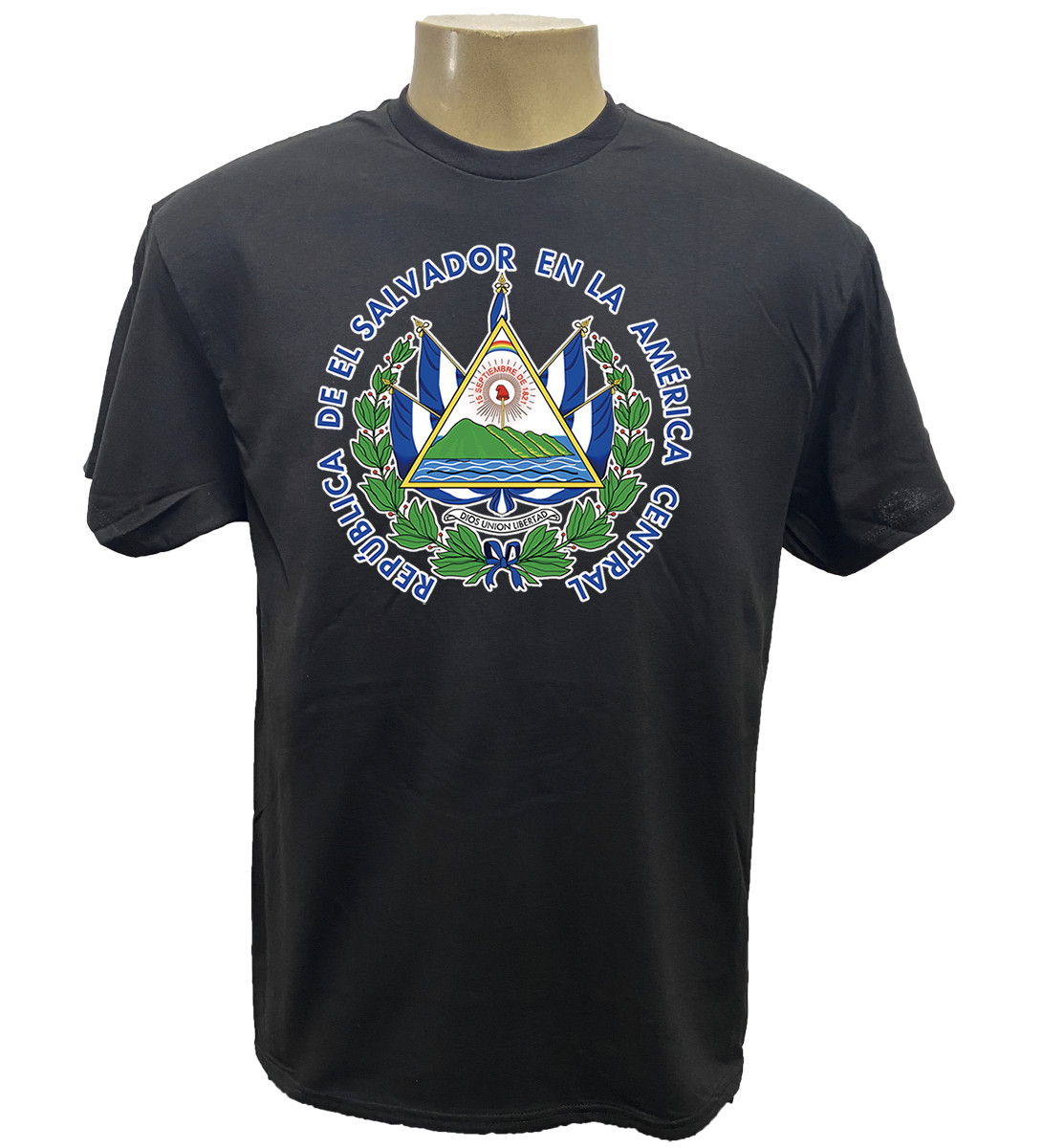EL SALVADOR MAP FLAG Heat transfer 100%Cotton Short Sleeve T Shirt Free Shipping gallery