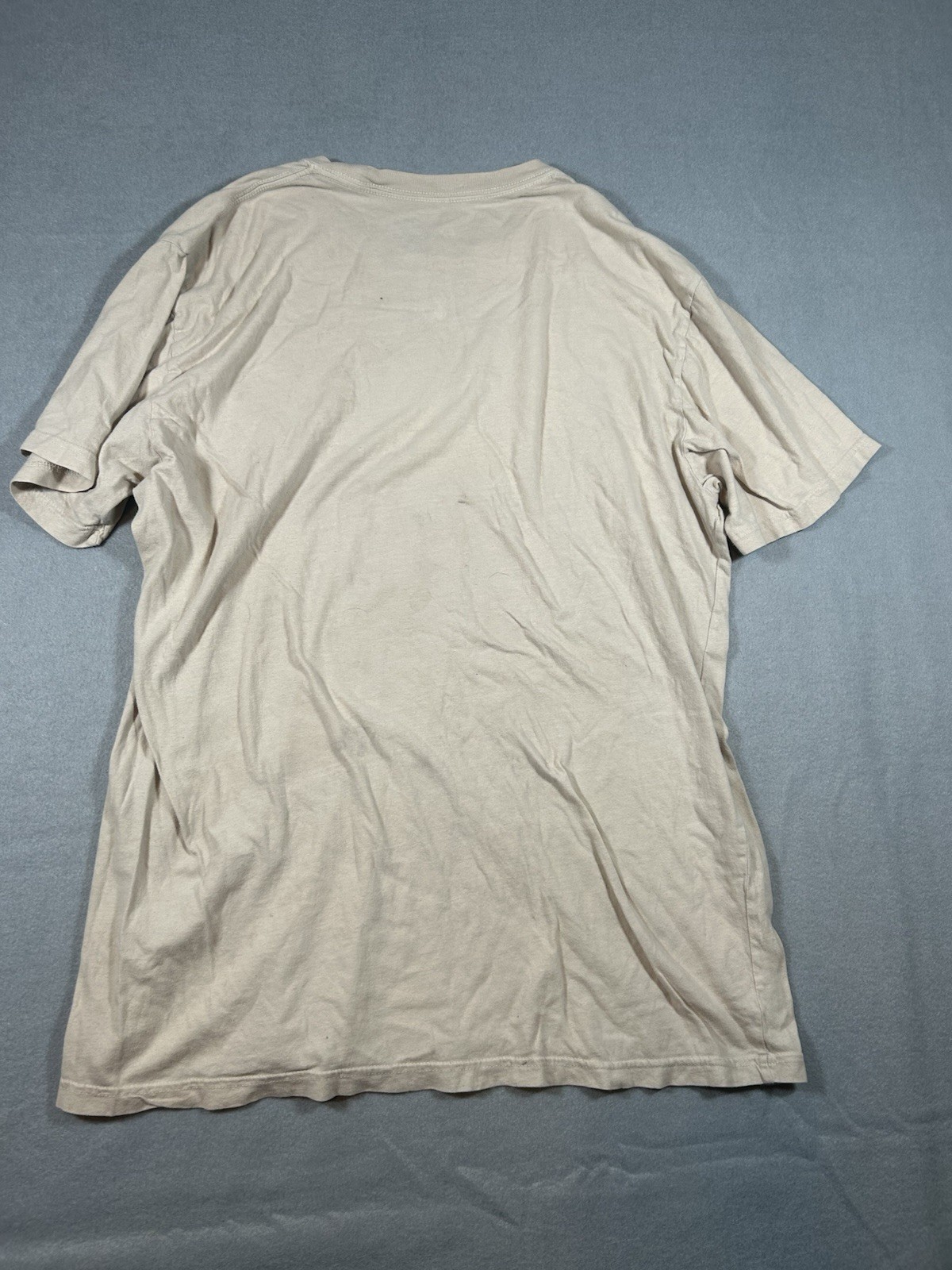 Levis Logo classic Shirt mens Large Tan Beige Logo Modern EUC cotton gallery
