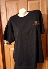 Delta Pro Weight Black Graphic Tee American Tradition Guitar Size XL