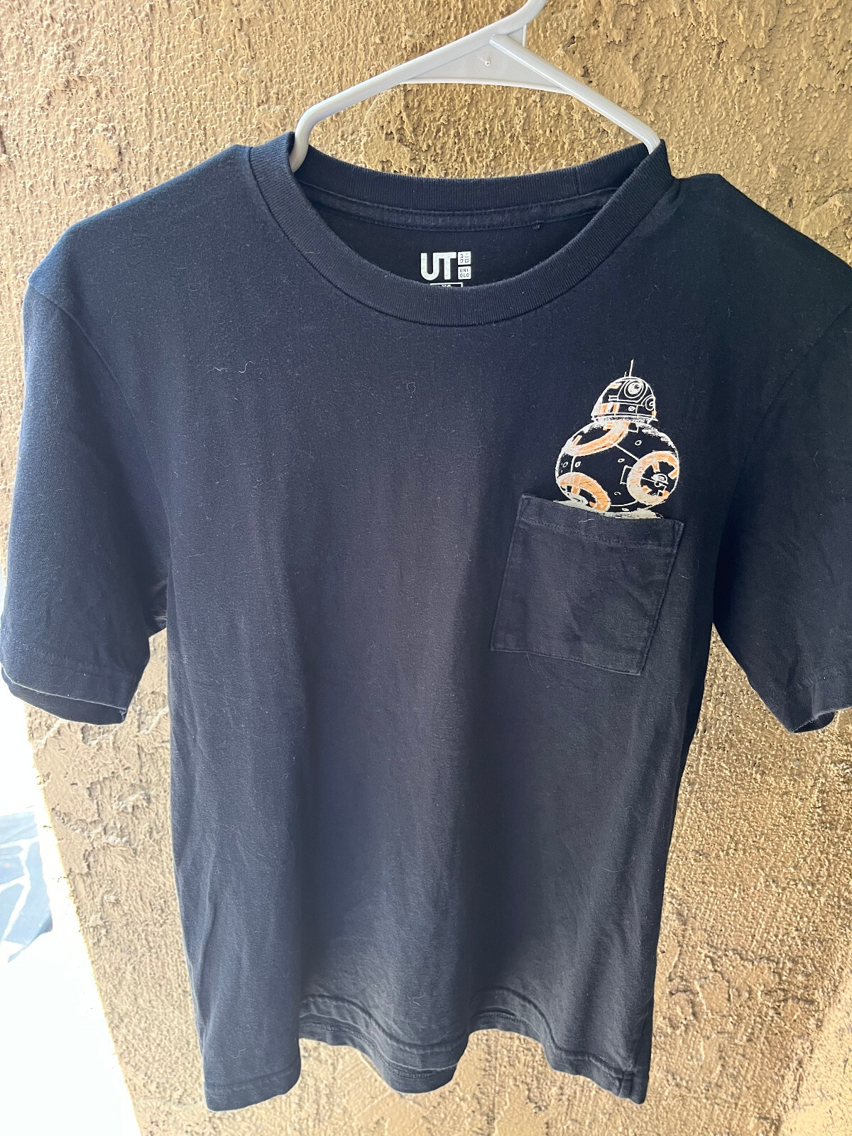 UT Uniqlo x Star Wars Graphics BLACK Pocket Tshirt – Men’s Sz XS