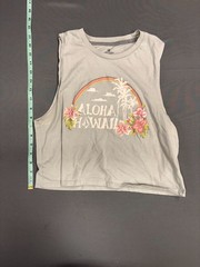 Volcom Aloha Hawaii Tropical Graphic Tank Top Island Vibes Size Small Womens