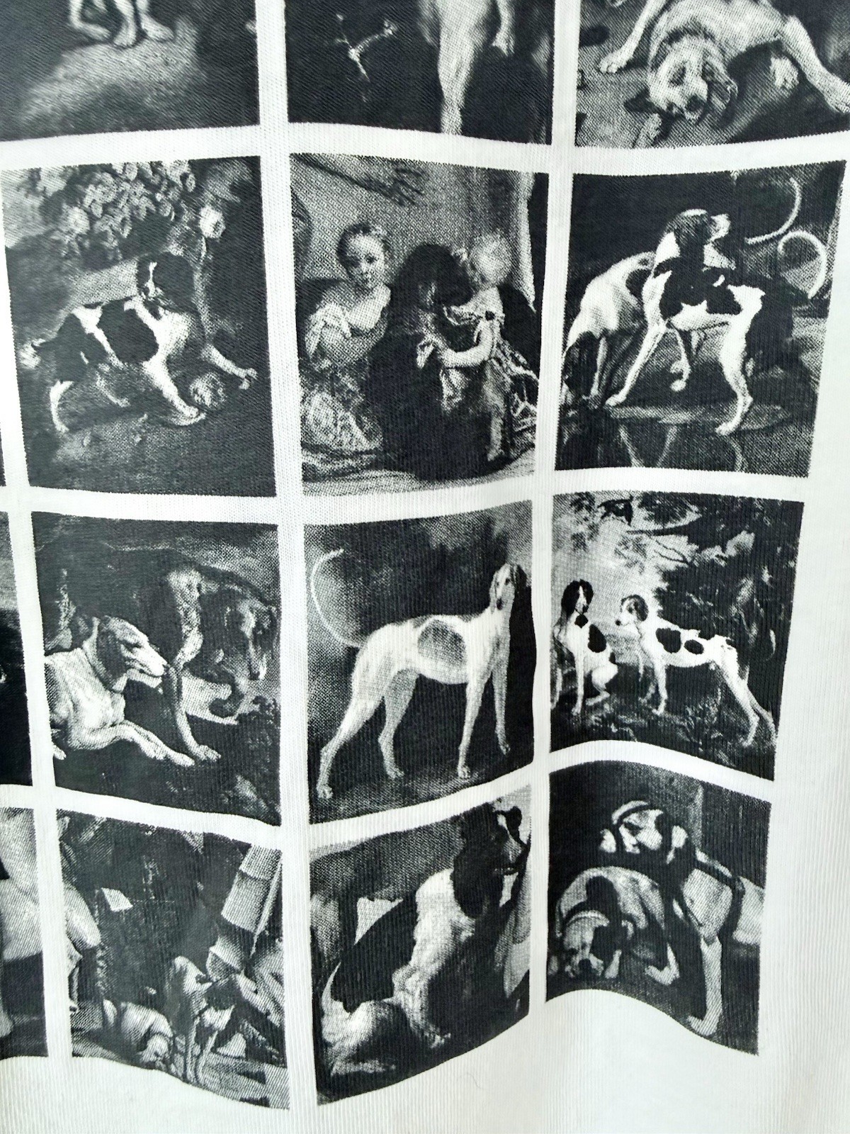 Uniqlo UTGP Louvre Museum Dog Art Graphic Tee White Size L | Paws of the Louvre gallery