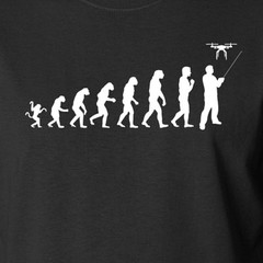 EVOLUTION DRONE PILOT funny uav quadcopter phantom plane aviation tee T-Shirt