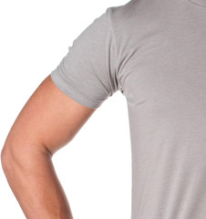 Men’S CVC Crew 2XL STONE GRAY