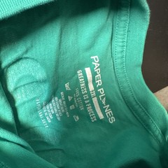 PAPER PLANES ✈️ CREW LOVE TEE IN ISLAND GREEN SIZE 2XL🔥