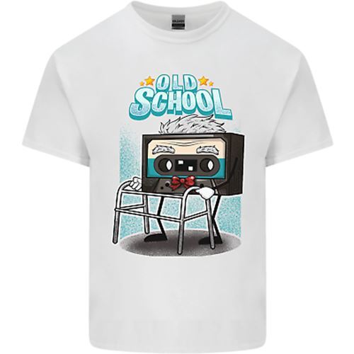 Old School 80s Music Cassette Retro 90s Mens Cotton T-Shirt Tee Top gallery