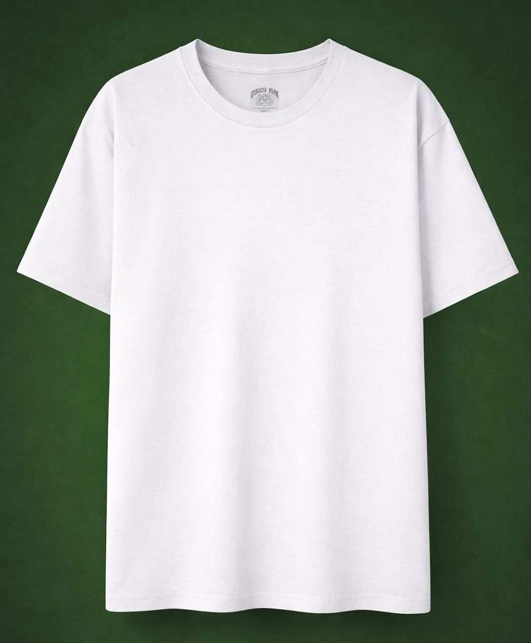 New Death Row Blank Print Tag Mens White Stretchable Soft T Shirt S/S RNBR-33 gallery