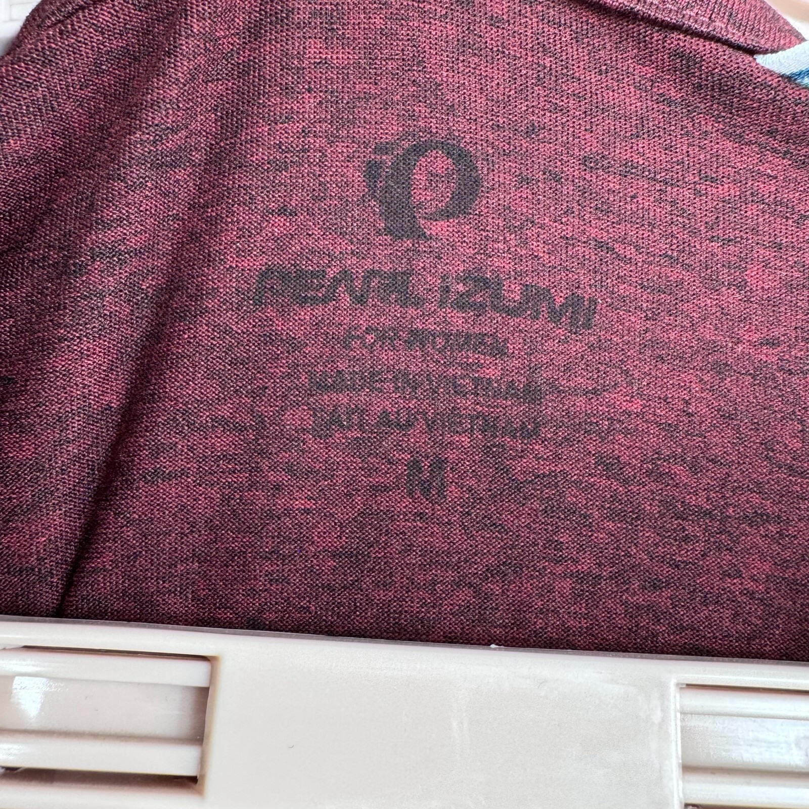Pearl Izumi Classic Cycling Shirt Womens Medium Red Full Zip Short Sleeve gallery