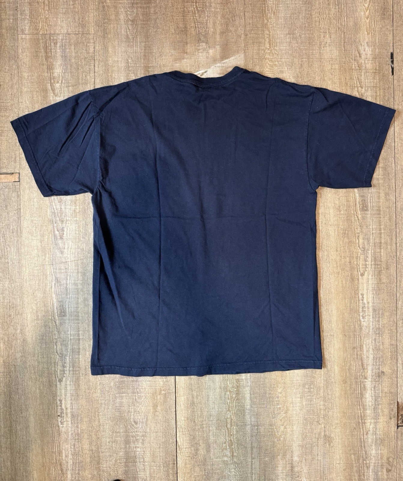 Gildan Ultra Cotton Men's Navy Bison Ranch Graphic Crew Tee Short Sleeve L gallery