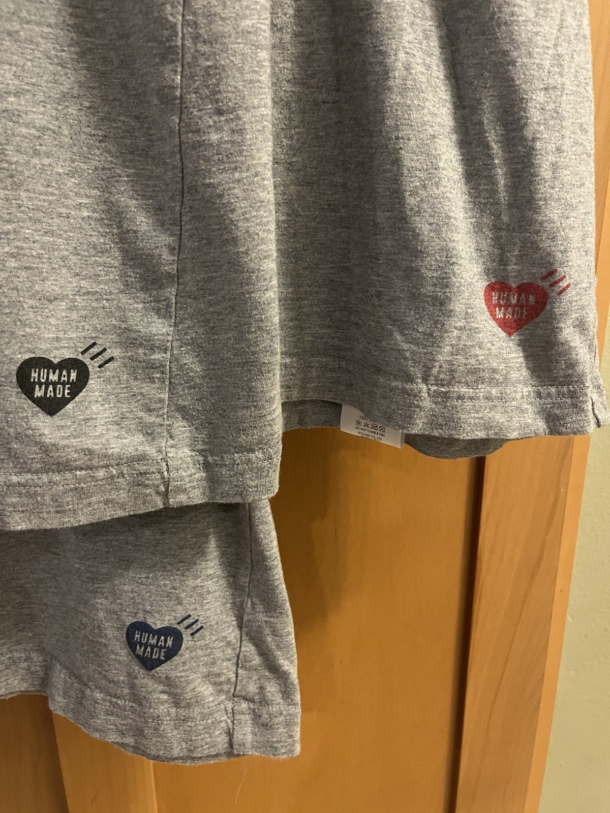 HUMAN MADE Plain Gray Shirts - THREE Size (M) Medium T-shirts - NIGO Streetwear gallery