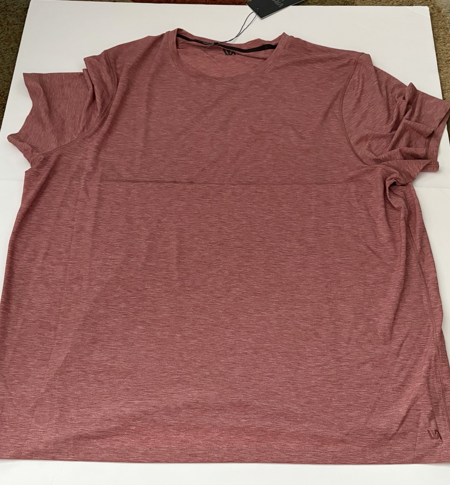 VRST Men’s XXL Icon Short Sleeve Tee Desert Rust Heather gallery