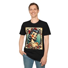 Unique Pin up Graphic Tee