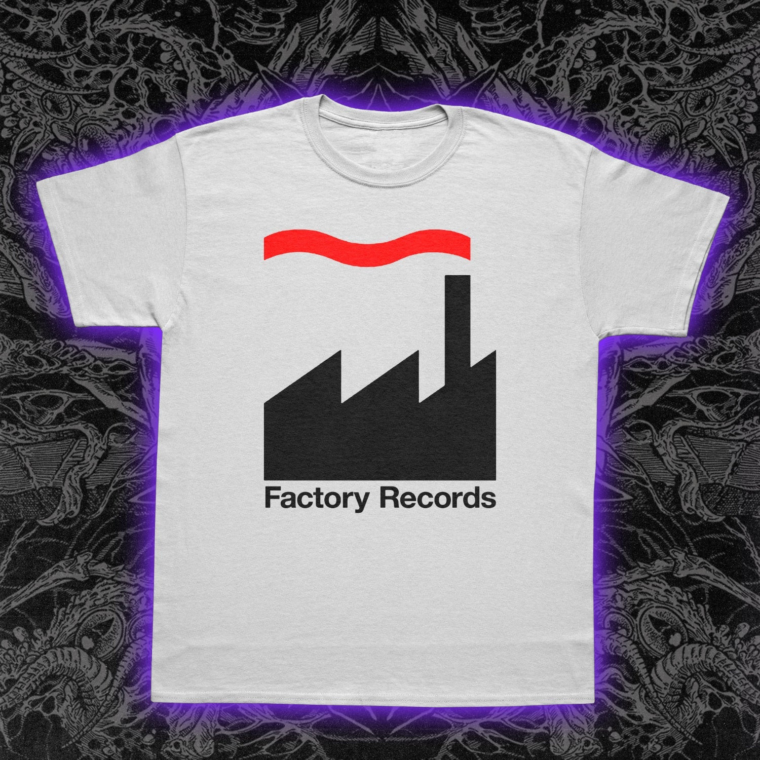 Factory Records T-Shirt Manchester Post-Punk Indie Music Joy Division New Order gallery