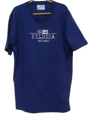 Exotic Embroideries – Navy Blue Embroidered Tee-shirt, Short Sleeves, Crew Neck,