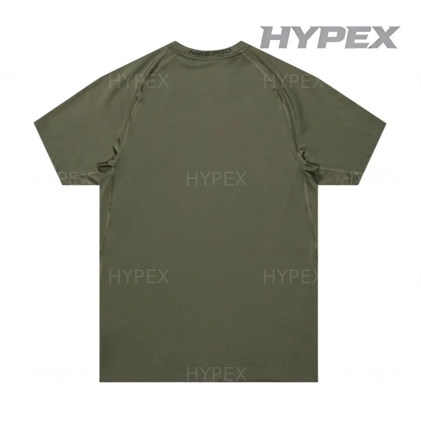 Nike T Shirts Men's Green Crew Neck Moderate IQ7360-222 New Size gallery