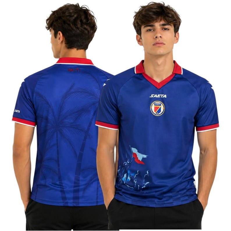 Haiti Football Jersey 2026 World Cup Fan Shirt Blue Soccer Jersey Gift for Him gallery