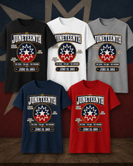 Juneteenth Flag Red White Blue Meaning Black History Freedom T-Shirt